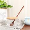 Japanese-Style Tableware Mixing Natural Solid Wood Tea Spoons Wooden Spoon Long Handle Soup Scoops
