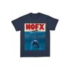 NOFX Punk Band Album Rock Shark Casual T-shirt Men's and Women's Luxury Band Brand