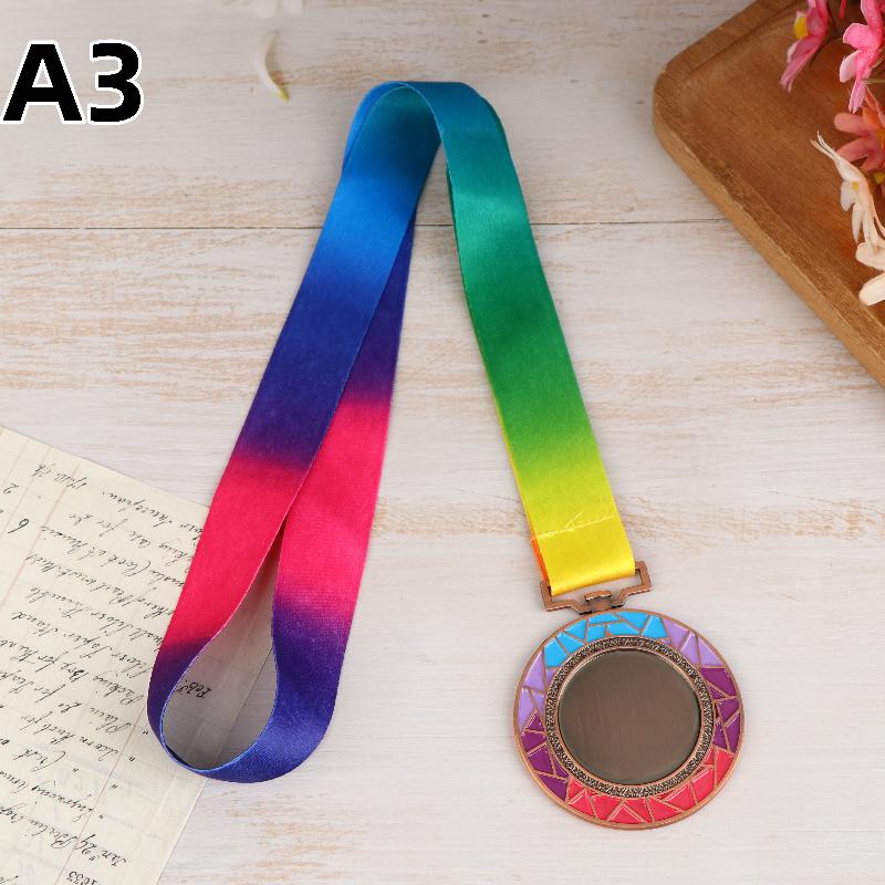 

Металлические наградные медали с шейной лентой Золотой Серебряный Бронзовый стиль для спорта, учебы или любого соревнования Диаметр A3