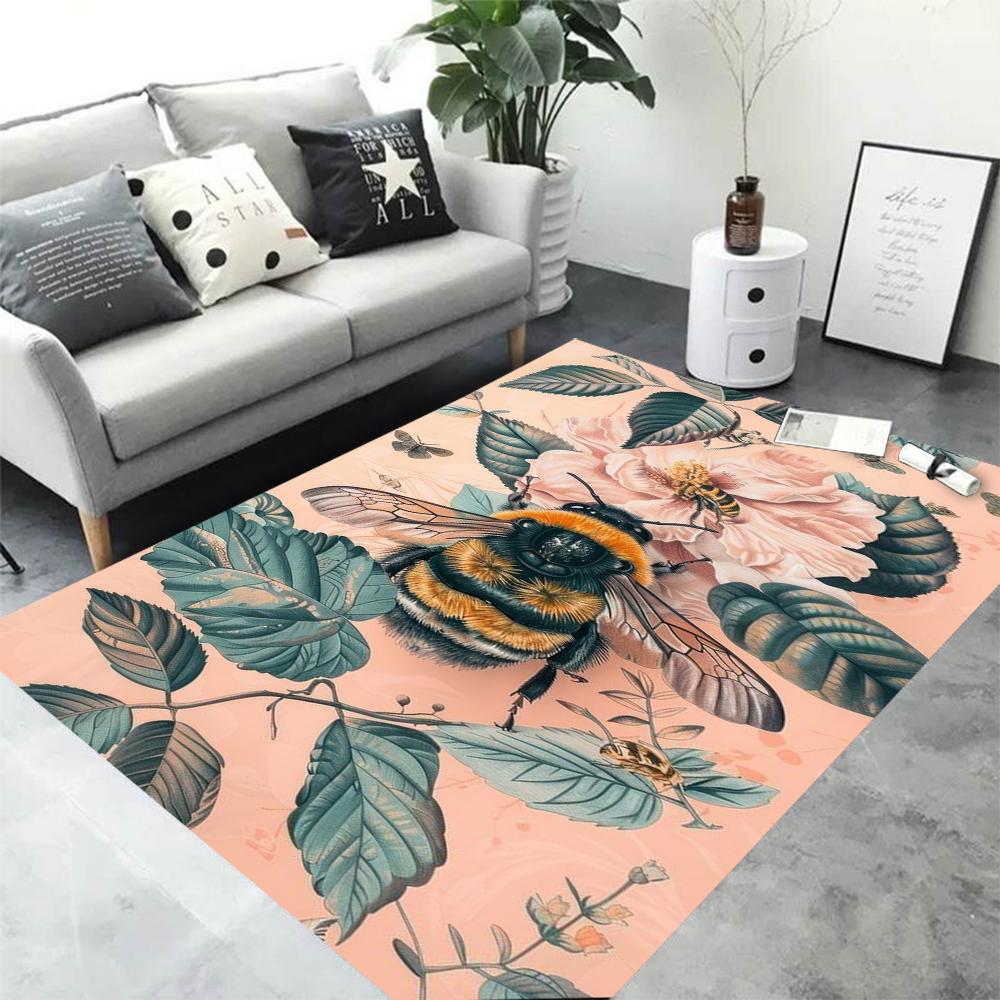 3D Tiger Leopard Gepard Löwe Wolf Bereichsteppich, Teppich für Wohnzimmer Schlafzimmer Sofa Fußmatte Küchendekor Kind Rutschfeste Bodenmatte