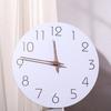Non Ticking Silent Clock Minimalist Style Scale Clock Modern Wall Clock  Bedroom
