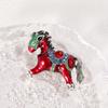New Animal Brooch, High-end Fixed Pin, Niche Fashion Trojan Horse Jewelry