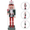 Weihnachten Nussknacker Holz Vintage Puppet Kreative Handwerk Geschenk Weihnachten Dekorationen Hause Ornament