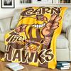 Hawthorn Hawks  Theme Blanket Suitable For Beds Sofas And Camping Perfect For Both Men And Women Comfortable Bedding All Year Round
