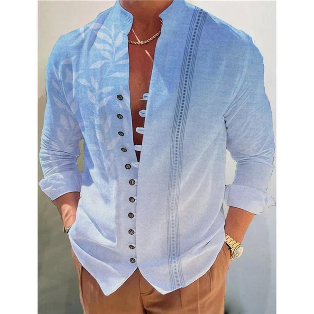 Printed Shirt Cardigan Casual Top S
