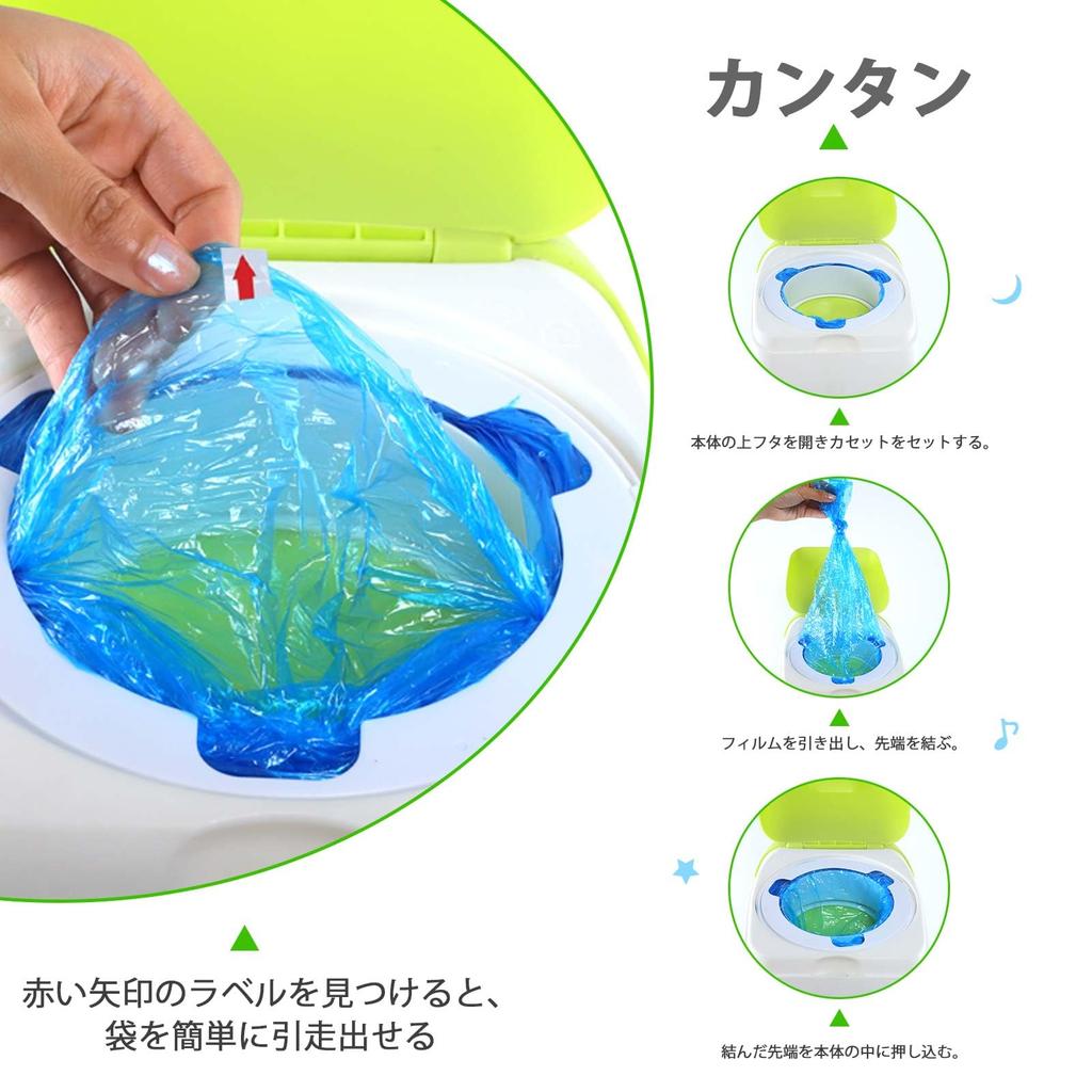 Powerful Diaper Aprica Nioipoi Diaper Compatible with Odor-Detergent Pot, Compatible, 7-Layer Cartridge, Aprica, 4-Pack