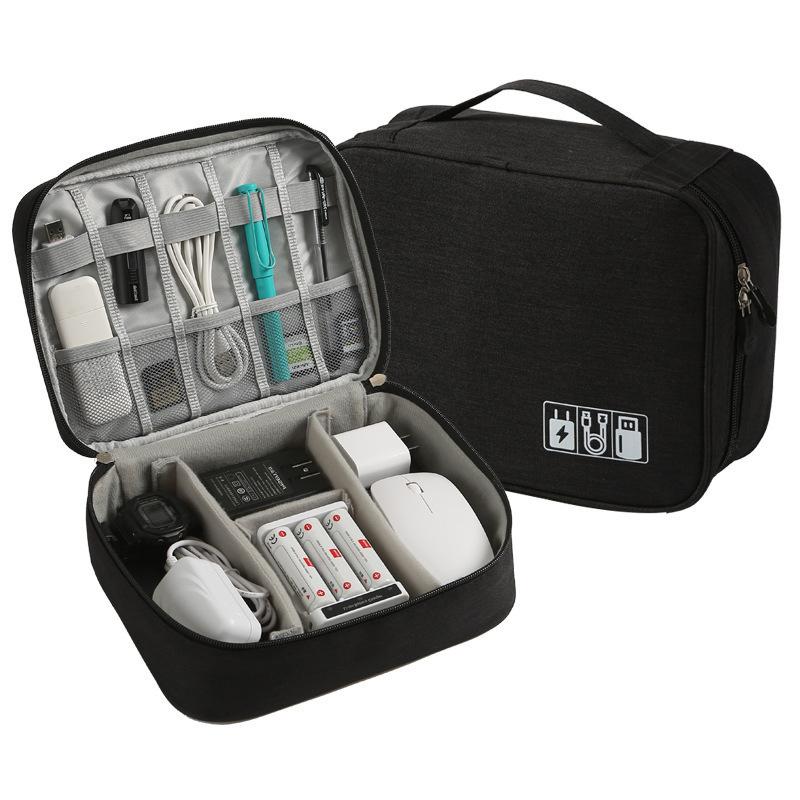 Digital Separated Travel Bag Large Capacity and Multifunctional Mobile Data Cable Power Bank Usb Storage Bag Portable Travel
