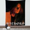 Bathory Quorthon Retro Heavy Metal Music Band Singer Printed Large Wall Tapestry Wall Hanging Decoration Household Decor Blanket