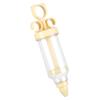Pastry Decorating Nozzle Set   Piping Syringe with 8Pcs Nozzles for Cake Decorating(CreamColored Nozzle )