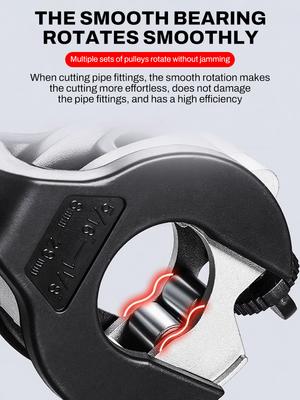 Ratcheting Tubing Cutter 8-29mm Universal Pipe Cutter Stainless Steel Copper Aluminium Ratchet Scissors Hose Cutting Hand Tools