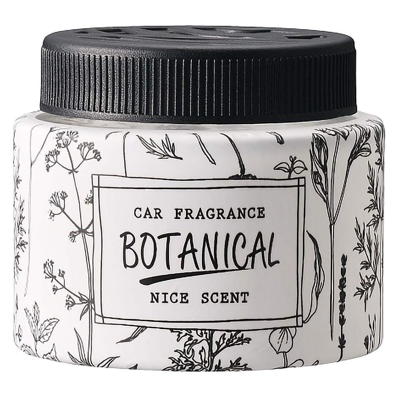 

CARMATE Дезодоратор для автомобиля Освежитель воздуха Sai Ботанический гель Малина Жасмин 60г G1631 Тип-подставка & белый