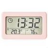 62KD Modern Desk Clock with Thermometers and Hygrometer Meter Functions