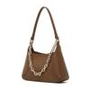 Spring and Summer New Fashion Underarm Baguette Bag Versatile Leather Niche Simple Messenger Bag Commuter Shoulder Women's Bag