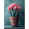 Vintage Mexican Cactus Poster Floral Moon Aesthetic Canvas Painting Prints Colourful  Wall Art Picture Room Home Decor