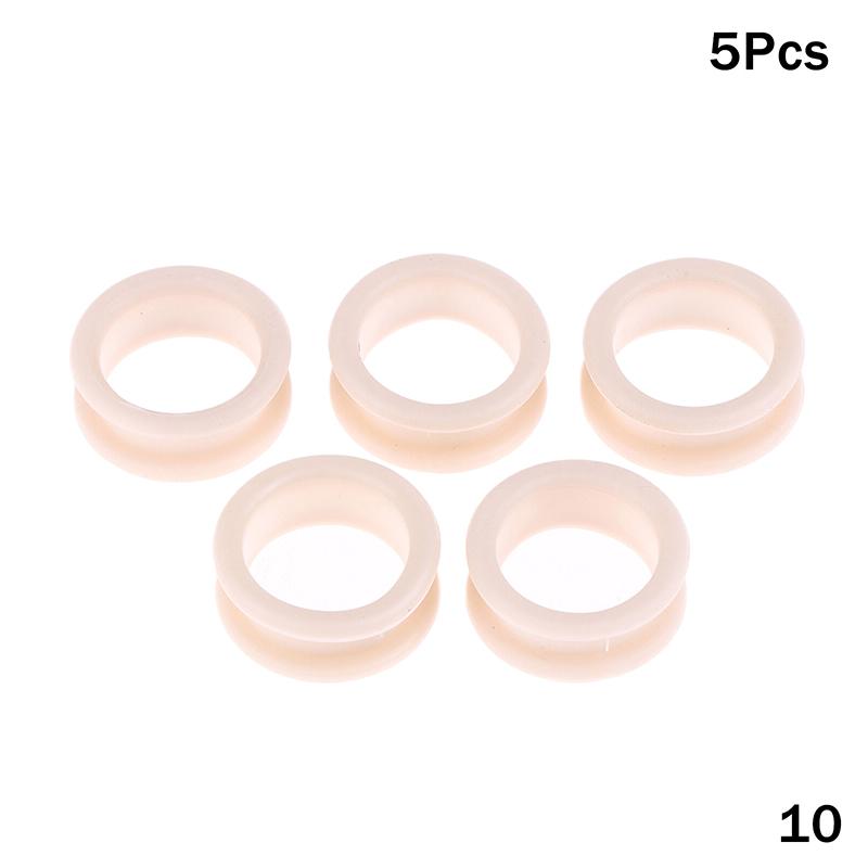 5Pcs Barber Hair Shears Grooming Scissor Protector Cutting Curved Thinning Shears Finger Ring Grip Inserts Ring For Salon Barber