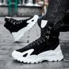 Modetrend High Top Sneaker Herren Plateau Streetstyle Walking Schneestiefel Herren Gute Qualität Vulkanisierte Sneaker Schuhe Für Herren Winter