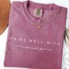 Pairs Well With Wine Shirt, Comfort Colors T-shirt