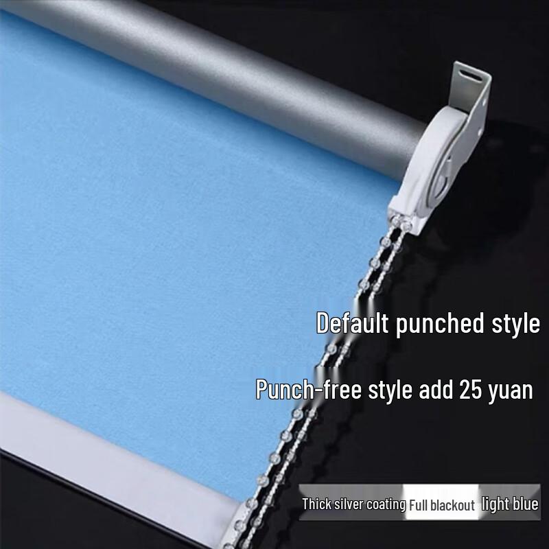 JDF-CL-209 No-Drill Blackout Roller Blind