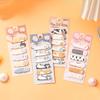 4pcs Kawaii Cat & Puppy Shaped Memo Stickers Self-Adhesive Cartoon Index Labels Sticky Notes Creative Classification Pad