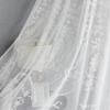 1PC LOZUJOJU White Embroidered Fashion Window Sheer Curtain European Design White Tulle Curtain For Living Room Decor
