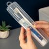 Przenośny Pojemnik na Szczoteczkę do Zębów Plastikowy Podróżny Pojemnik na Szczoteczkę do Zębów Przezroczysty Uchwyt Organizer Podróżne Praktyczne Akcesoria
