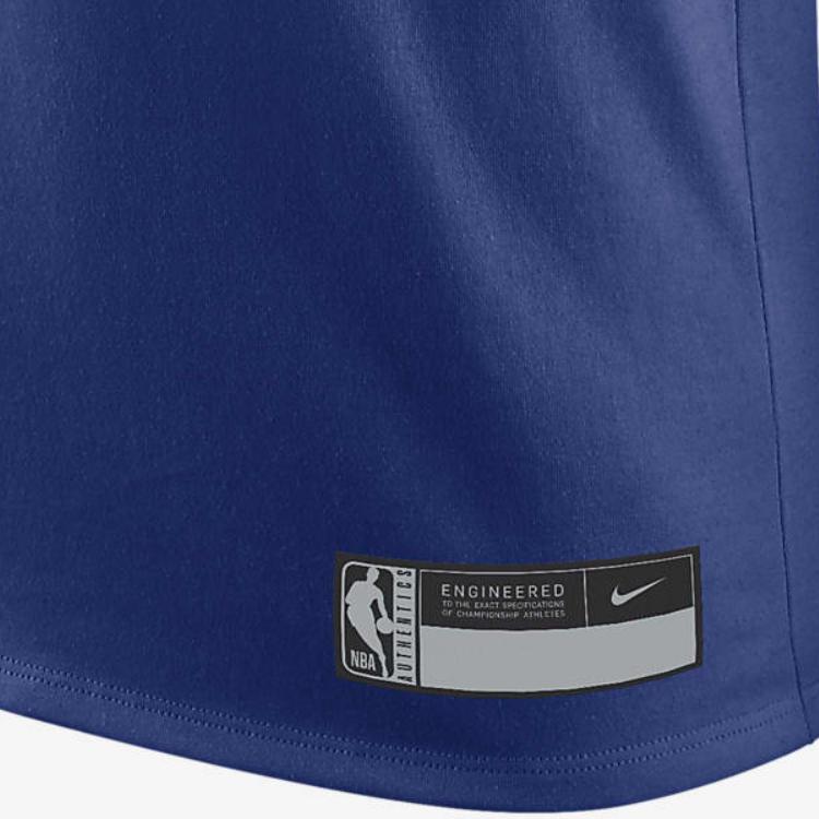 Nike Golden State Warriors Dri-Fit NBA FW24 Fashion Logo Moisture-Wicking Short Sleeve Breathable T-Shirt Men T-Shirts Deep-Blue HF1421-495