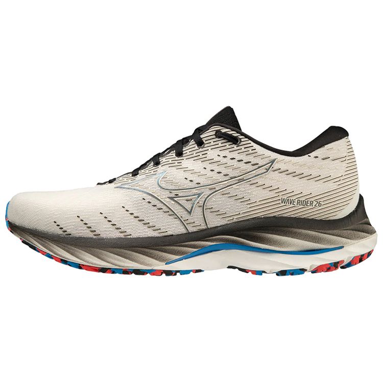 Mizuno Wave Rider 26 White Black Unisex J1GC226301 45