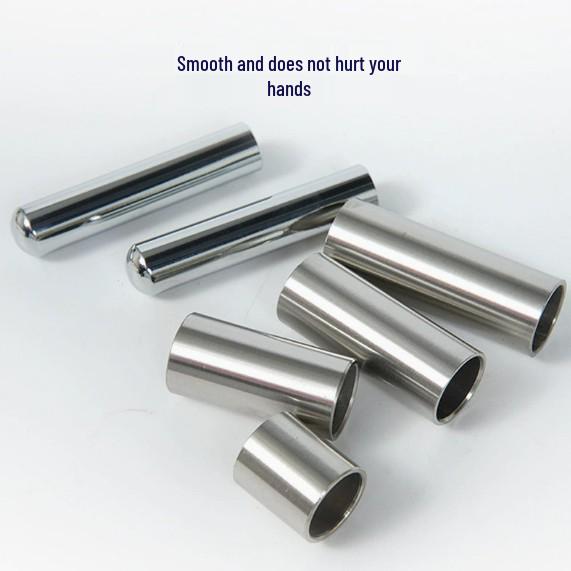 

Ebonite Stainless Steel Electric Guitar Slide - 28/51/60mm Hollow 25*28mm