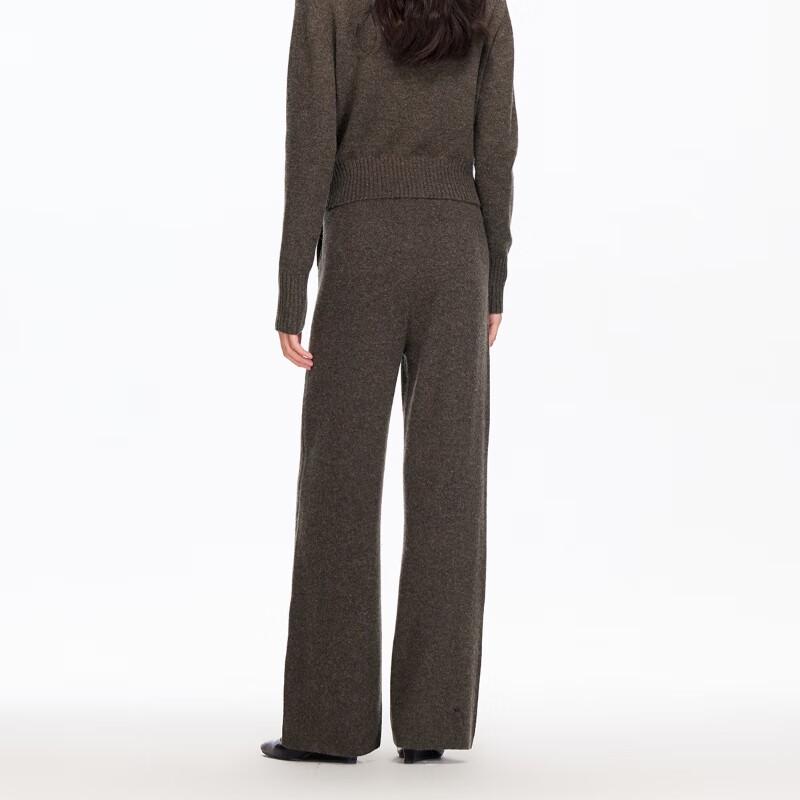 VEROMODA Women's Wool Blend Pleated Knit Pants