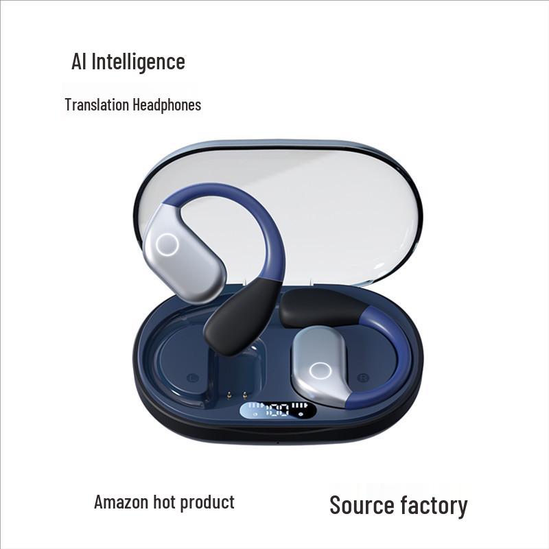 AI-Powered Bluetooth Ear-Hook Headphones with Long Battery Life & Superior Sound Quality