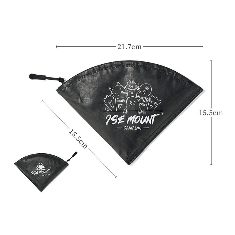 

Coffee Filter Holder Waterproof Hand Brewed Coffee Filter Organizer Coffee Filter Paper Storage Bag for Outdoor Handdrip Camping чёрный