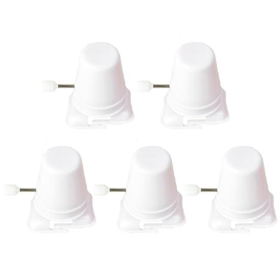 

5Pcs Clockwork Movement Toy Educational Walking Wind-up Toy DIY Clay Craft Project Accessories Replacement Parts білий