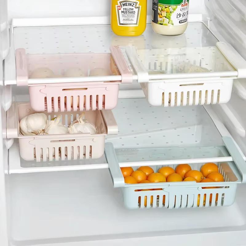 Fridge Organizer Storage Box Creative Multifunctional Refrigerator Drawer for Fruit Egg Food Plastic Storage Container Shelf