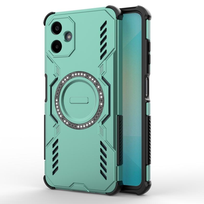 Magnetic Luxury Armor Shockproof Case For Samsung A06 Capas Luxury Colour Hard Shockproof Circular Magnetic Samsung Galaxy A06