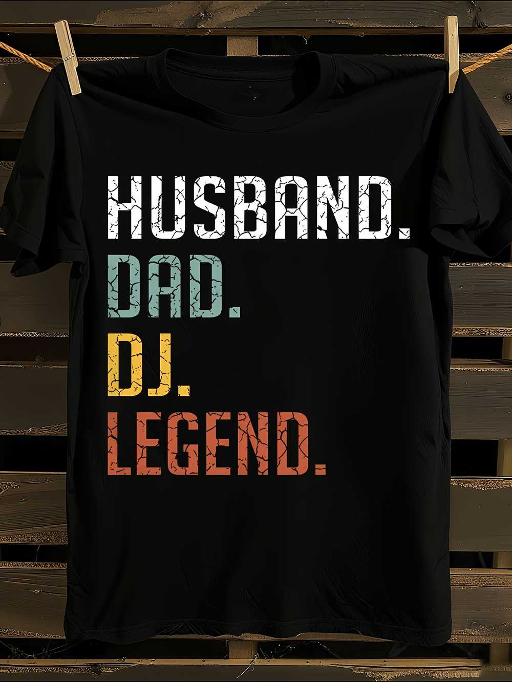Funny Husband Dad DJ Legend T-Shirt XXL
