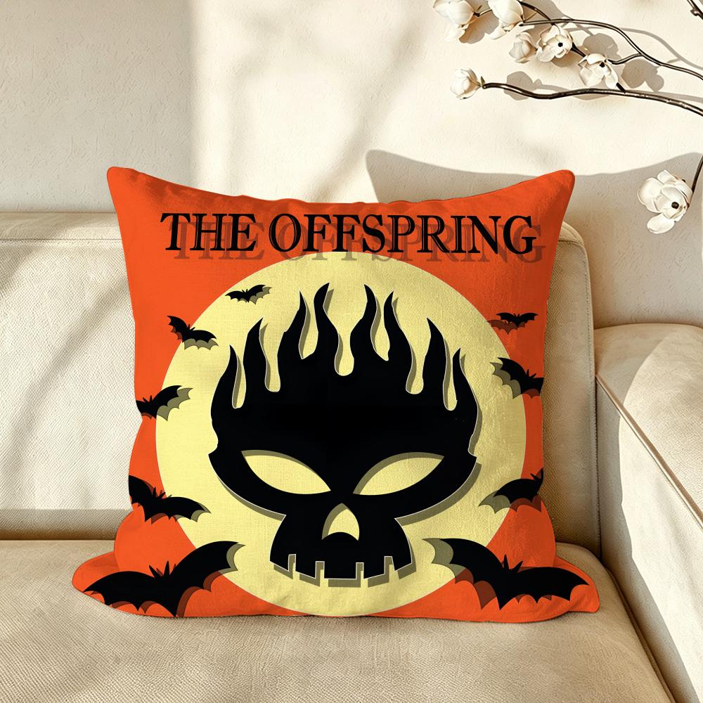Band TTheOOffspring Cushion Cover Pillow Case Antidustmite Pillowcase Silky Short Plush Sofa Cushion Cover hot