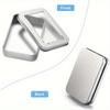8/13/22pcs Metal Tin Boxes with Lids Transparent Top Rectangular Storage Containers for Candles Candy Gifts Ointments Treasures