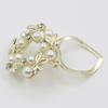 Elegant Faux Pearl Rhinestone Scarf Ring Silk Scarf Buckle Clip Fashion Jewelry