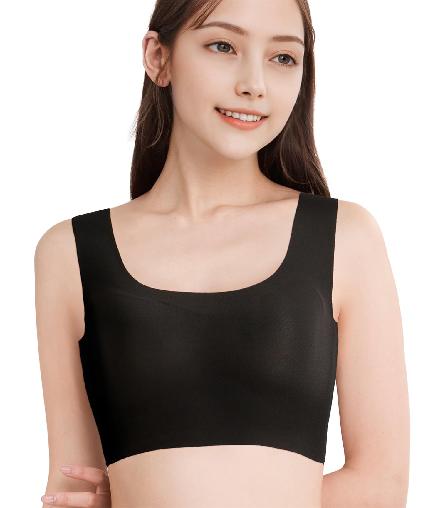 

бюстгальтер с приподнятой грудью, половина M [Gokochi] без косточек [Wacoal] не липкий, быстросохнущий, дышащий, линия, топ, топ, CGG571, женский, BL,