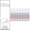 1/3/6/12Pcs Colorful Permanent Paint Marker Waterproof White Markers Tire Tread Rubber Fabric Paint Metal Paint Marker Pens