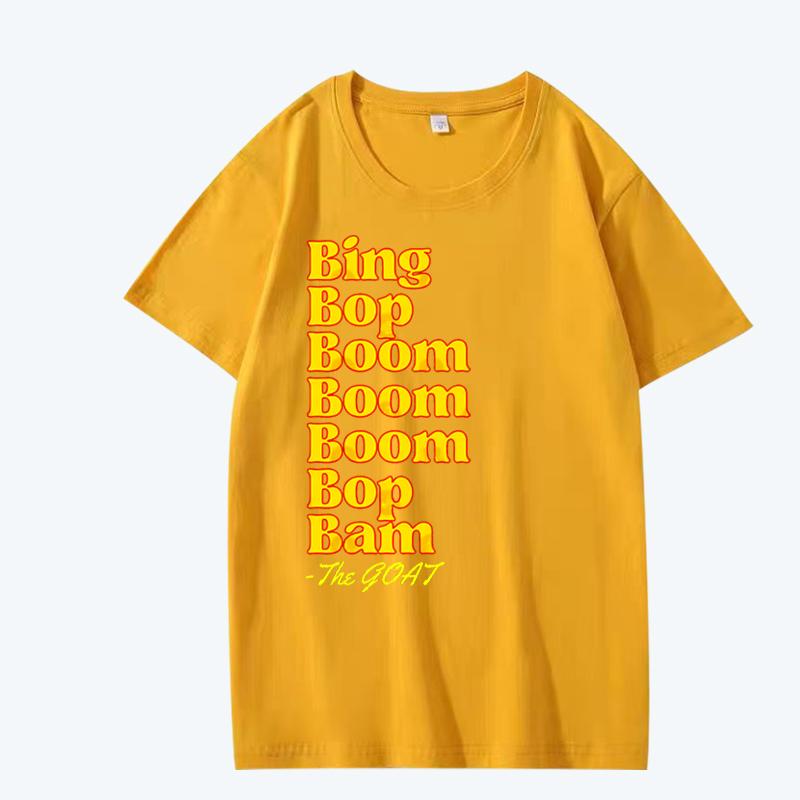 Kendrick Lamar GNX - Bing Bop Boom Camiseta masculina feminina Oversized 100% Algodão manga curta Estampa de verão Unissex sizetops