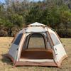 Hexagonal Quick-Open Portable Camping Tent - Thickened, Rainproof, Windproof.