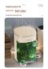 Elegant Large-Capacity Trash Can with Foot Pedal & Lid for Home Use: Kitchen, Living Room, Bedroom, Bathroom, Toilet. Plastic Bin & Paper Basket.