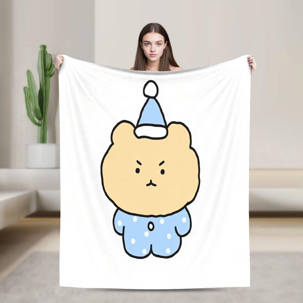 Cute M-Manggom Blanket Super Soft Throw Blanket Winter Adults Home Decor Camping Bedspread