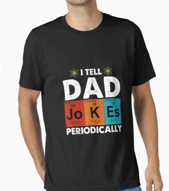 Vintage I tell dad jokes periodically T-Shirt 3XL