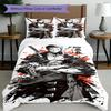 3pcs Duvet Cover Set (1*Duvet Cover + 2*Pillowcase, Without Core), Roronoa Zoro Print Bedding Set, Bedroom Decor, All‑Season, Gift