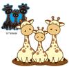 Animal Giraffe Cutting Dies DIY Stamps Crafts Embossing Scrapbooking Decoration