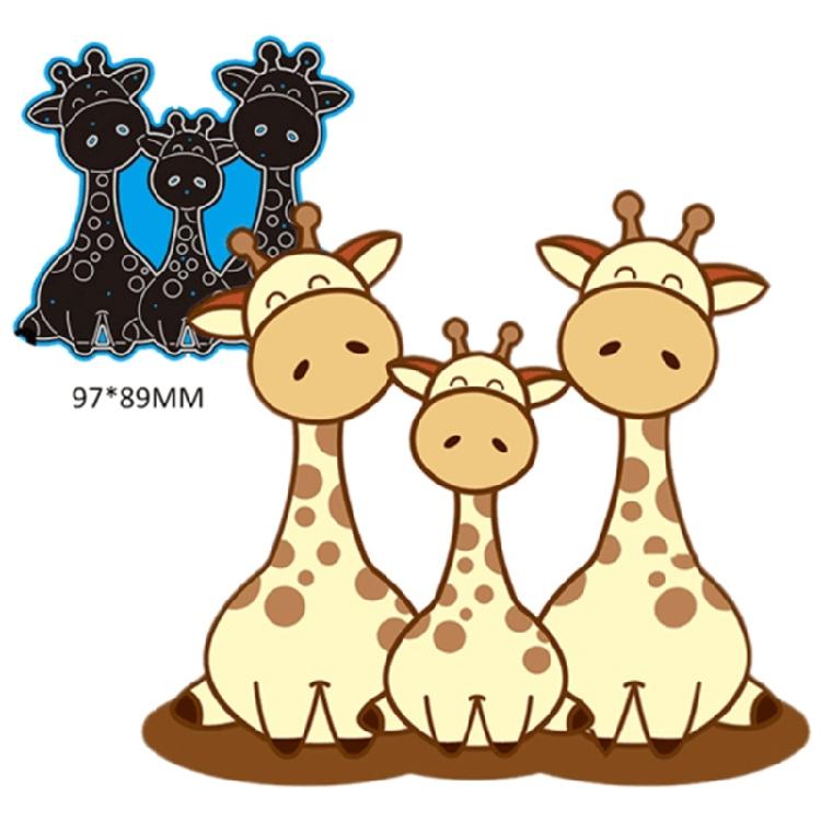 Animal Giraffe Cutting Dies DIY Stamps Crafts Embossing Scrapbooking Decoration