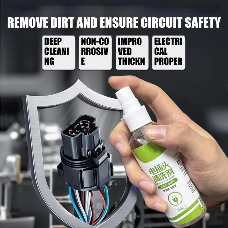 Heavy Duty Electrical Equipment Degreaser 100ml Quick Dry Aerosol Sprayed For Car Plugs Motors Automotive Industrial Use