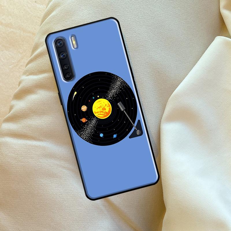 Vinyl Record Retro Case For Oppo A98 A78 A18 A38 A58 A5 A6 Pro A54 A74 A94 A17 A57 A80 A60 A40 A96 A76 A16 A15